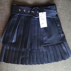 Vegan Leather Zara Skirt Sz XS/24